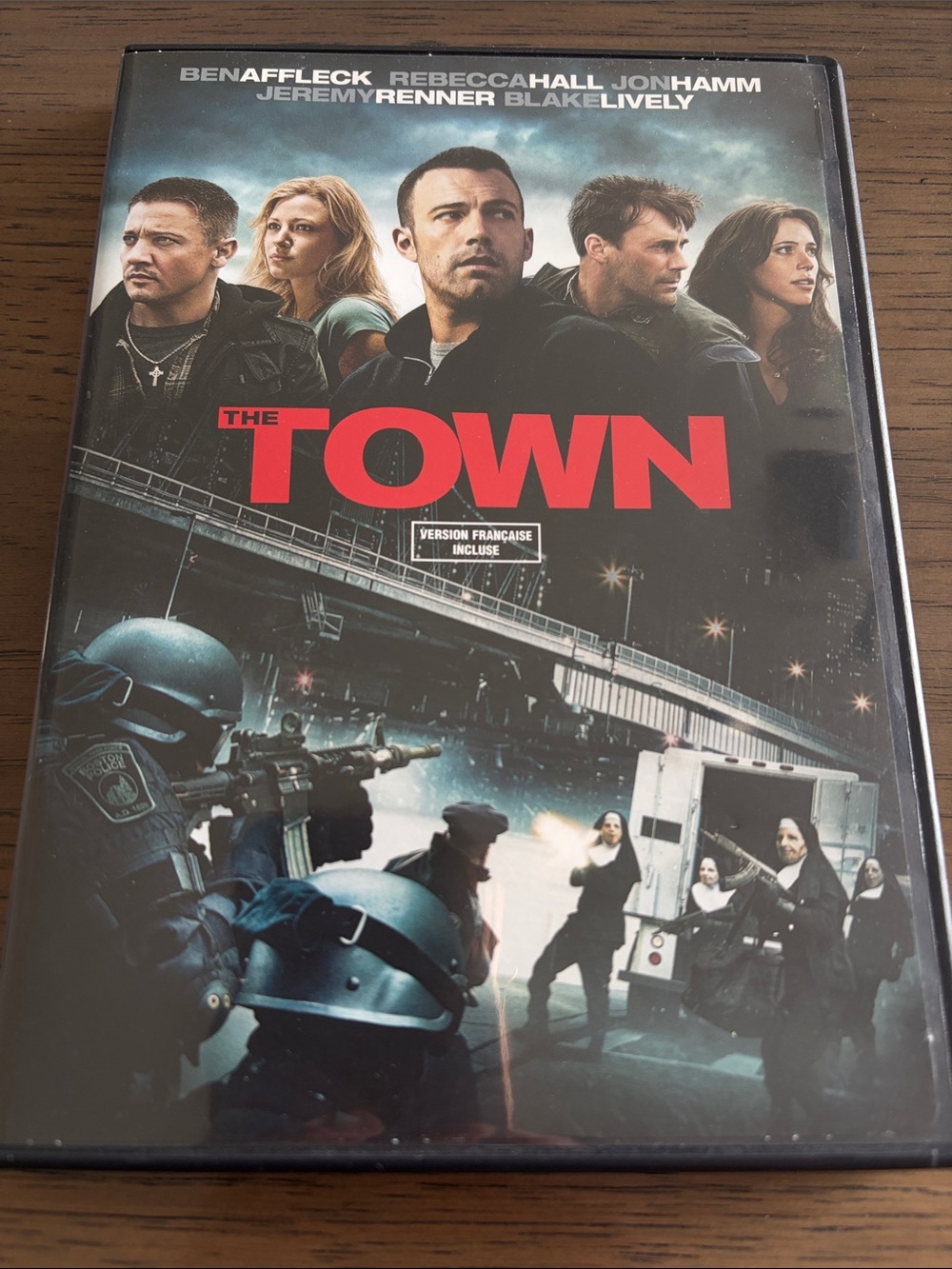 Warner Bros. The Town DVD - Red, Black, Blue